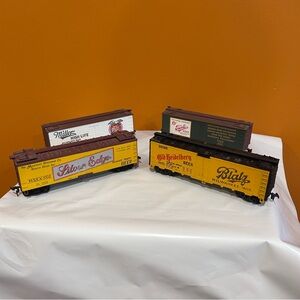 Vintage Ho Beer Train Cars‎ Set